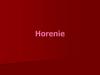 Horenie