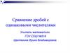 Сравнение дробей с одинаковыми числителями