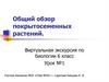 Общий обзор покрытосеменных растений. 6 класс