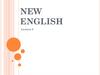 New english. Lecture 8