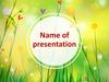 Name of presentation