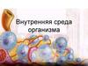 Внутренняя среда организма