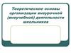 Теоретические основы организации внеурочной  деятельности школьников