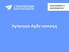 Культура Agile команд