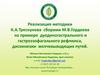 Реализация методики Трескунова на примере дуоденогастрального и гастроэзофагального рефлюкса, дискинезии желчевыводящих путей