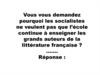 La littérature française