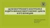 Цели внутреннего контроля и аудита финансового бизнес-цикла и его функции