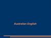 Australian English