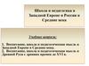 Школа и педагогика в Западной Европе и России в Средние века