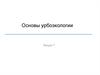 Основы урбоэкологии. Лекция 7