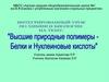 Природные полимеры. Белки и нуклеиновые кислоты