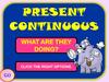 Present continuous what are they doing?
