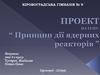 Принцип дії ядерних реакторів