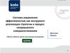 Система управления эффективностью как инструмент реализации стратегии и процесс непрерывного совершенствования