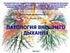 Патология внешнего дыхания
