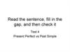 Present perfect vs past simple
