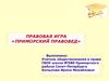 Правовая игра «Приморский правовед»