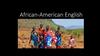 African-American English