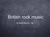 British rock music