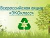 Всероссийская акция «ЭКОкласс»