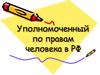 Уполномоченный по правам человека в РФ