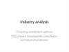 Industry analysis Porter