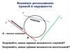 Взаимное расположение прямой и окружности