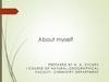 About myself