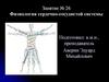 Физиология сердечно-сосудистой системы. Занятие № 26