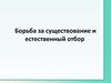 Борьба за существование и естественный отбор