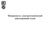 Поверхность электротехнической анизотропной стали