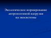 Экологическое нормирование антропогенной нагрузки на экосистемы