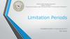 Limitation Periods