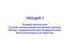 Лучевая диагностика. Способы визуализации внутренних органов. Методы традиционной рентгенодиагностики. Лекция 1