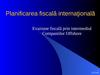 Planificarea fiscală internaţională. Evaziune fiscală prin intermediul Companiilor Offshore