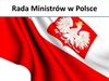 Rada Ministrów w Polsce