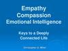 Empathy Compassion Emotional Intelligence Keys to a Deeply Connected Life Christopher G. Miller