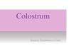 Colostrum