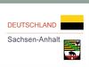 Deutschland. Sachsen-Anhalt