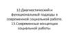 Современные концепции социальной работы. Диагностический и функциональный подходы в современной социальной работе