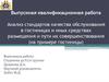 Анализ стандартов качества обслуживания в гостиницах и иных средствах размещения и пути их совершенствования