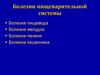 Болезни пищеварительной системы
