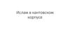 Ислам в кантовском корпусе