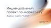Индивидуальный проект по маркетингу