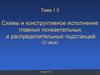 Схемы и конструктивное исполнение главных понизительных и распределительных подстанций