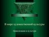 В мире художественной культуры. Цивилизация и культура
