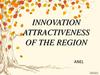 Innovation attractiveness of the region
