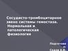 Сосудисто-тромбоцитарное звено системы гемостаза