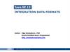 ntegration Data Formats
