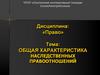 Общая характеристика наследственных правоотношений